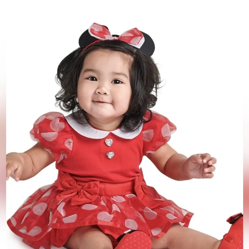 Disney Store Minnie Mouse Baby Costume Bodysuit